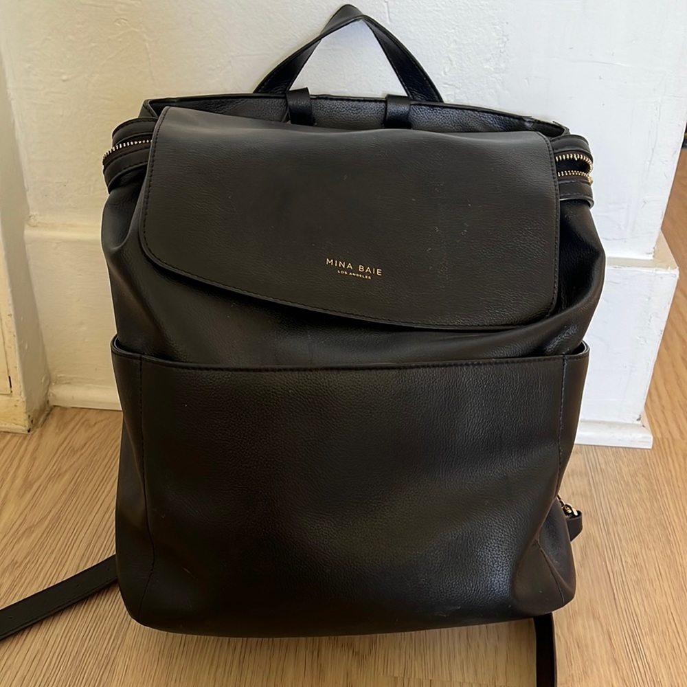 Mina Baie Black Kids Backpack